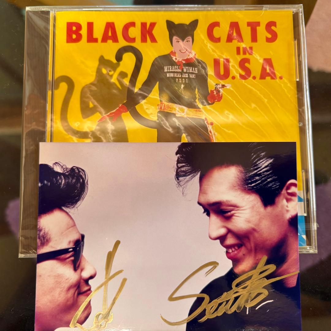 BLACK CATS IN U.S.A. サイン入り写真付き！