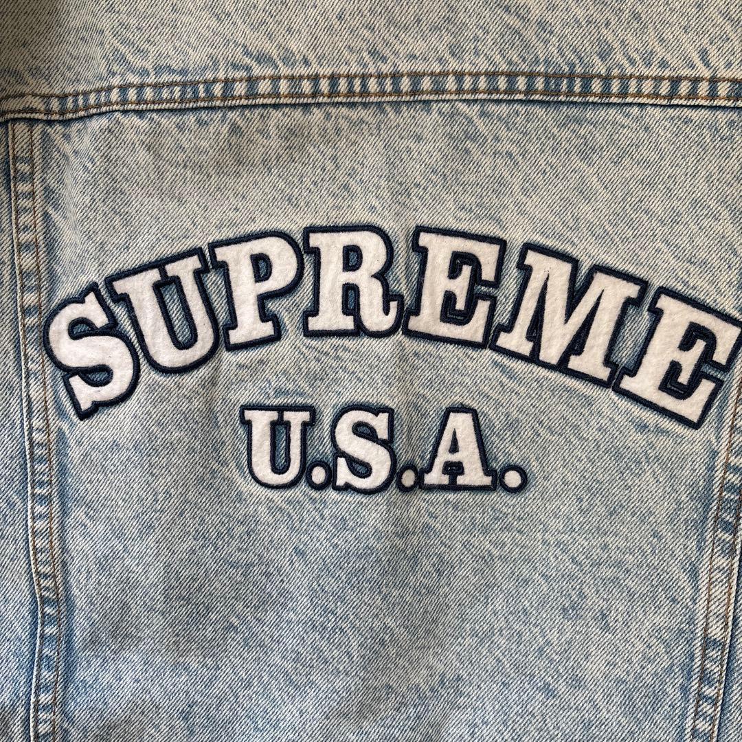 supreme 16ss denim trucker jacket Sサイズ