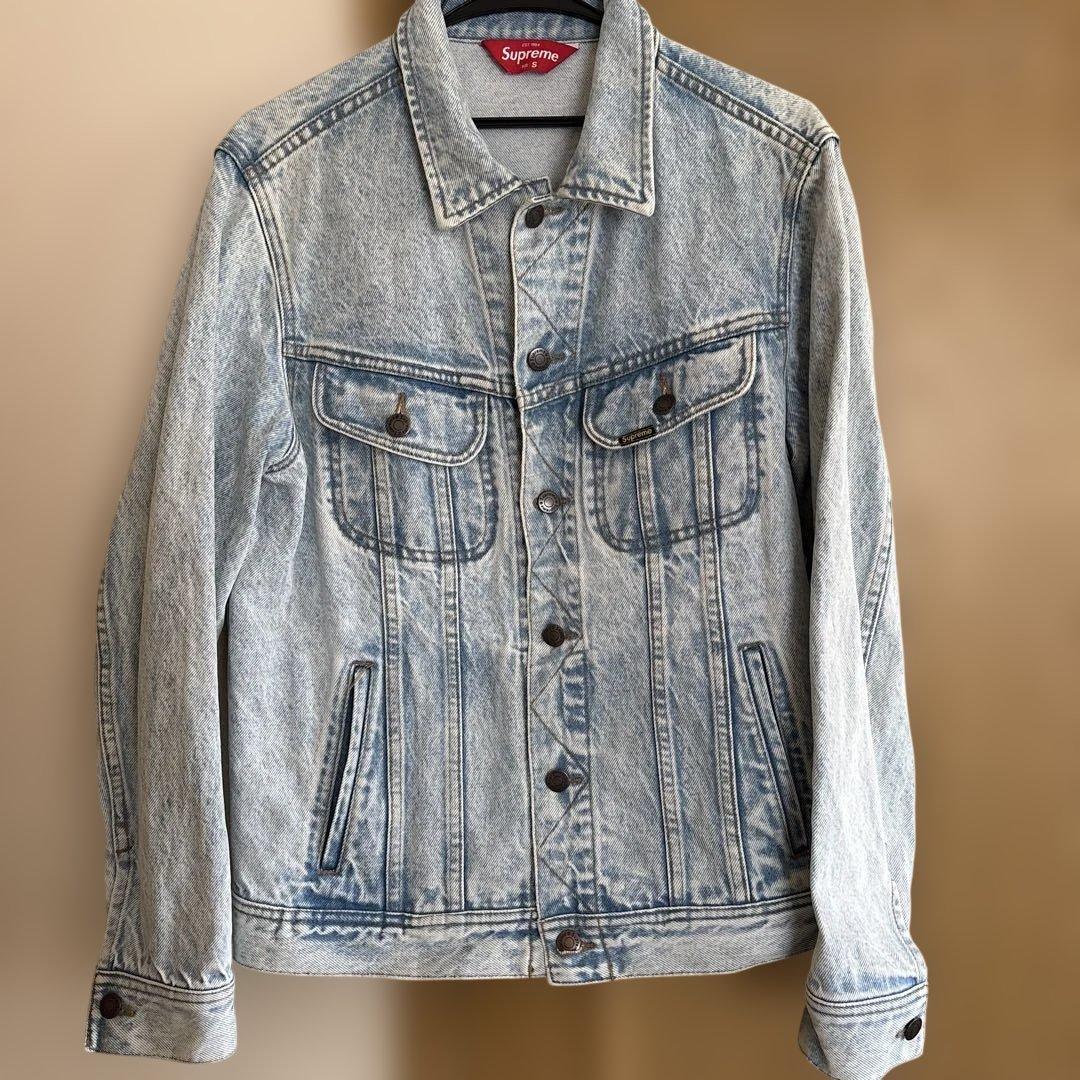 supreme 16ss denim trucker jacket Sサイズ