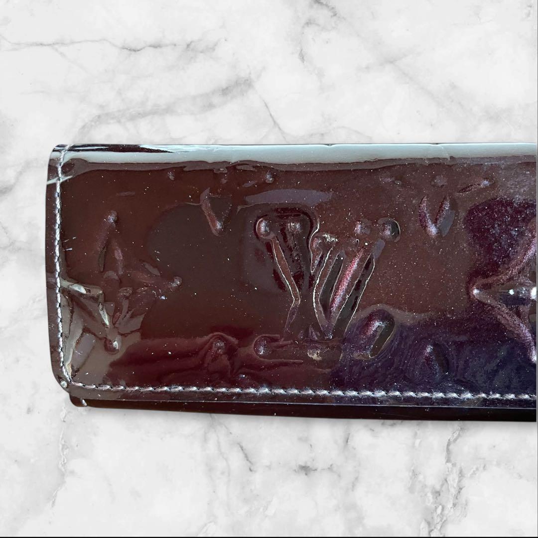 【美品】LOUIS VUITTONヴェルニ　キーケース　ブラウン