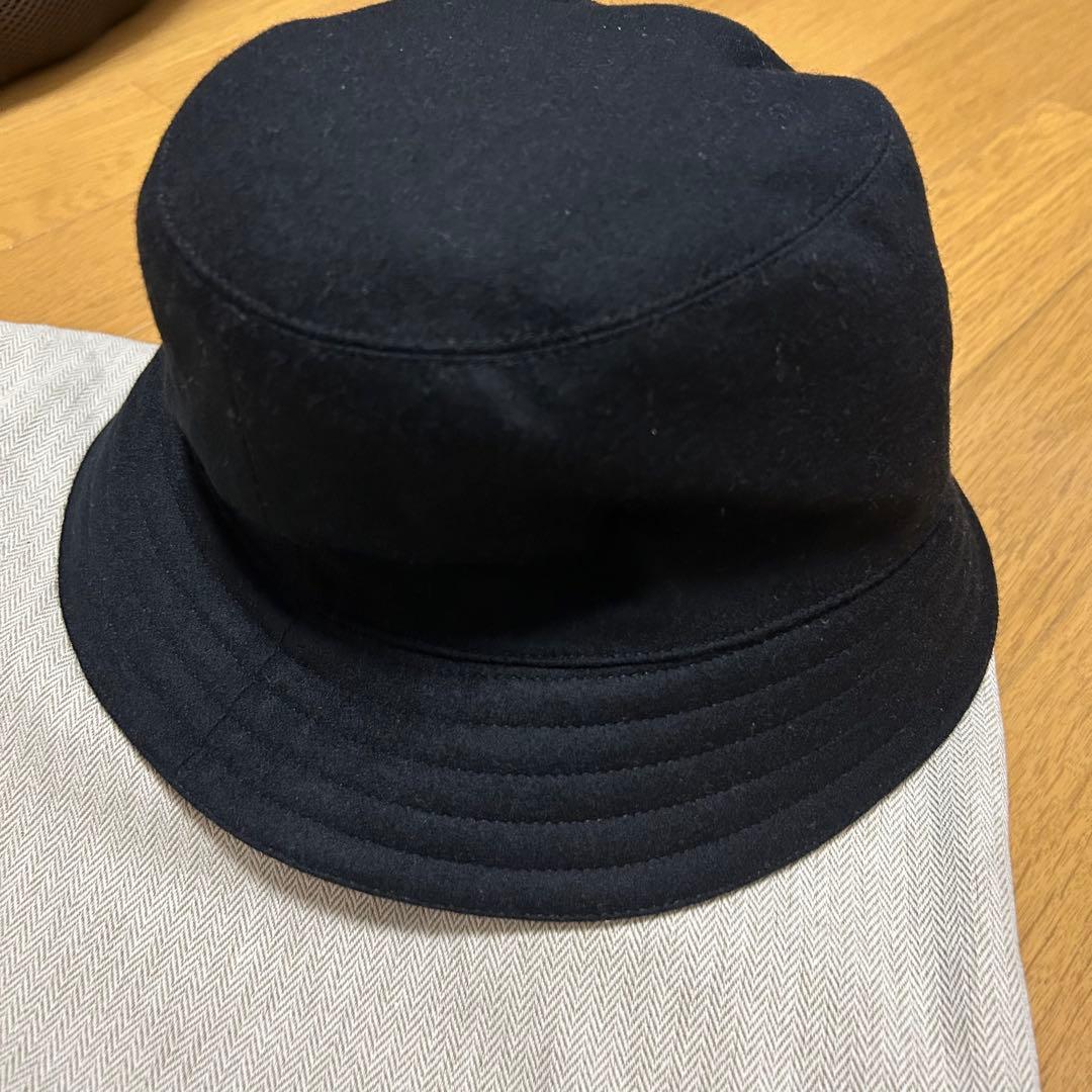 タグ付 未使用 エルメス フレッドバケットハット 58 クルー カルーゼル 帽子