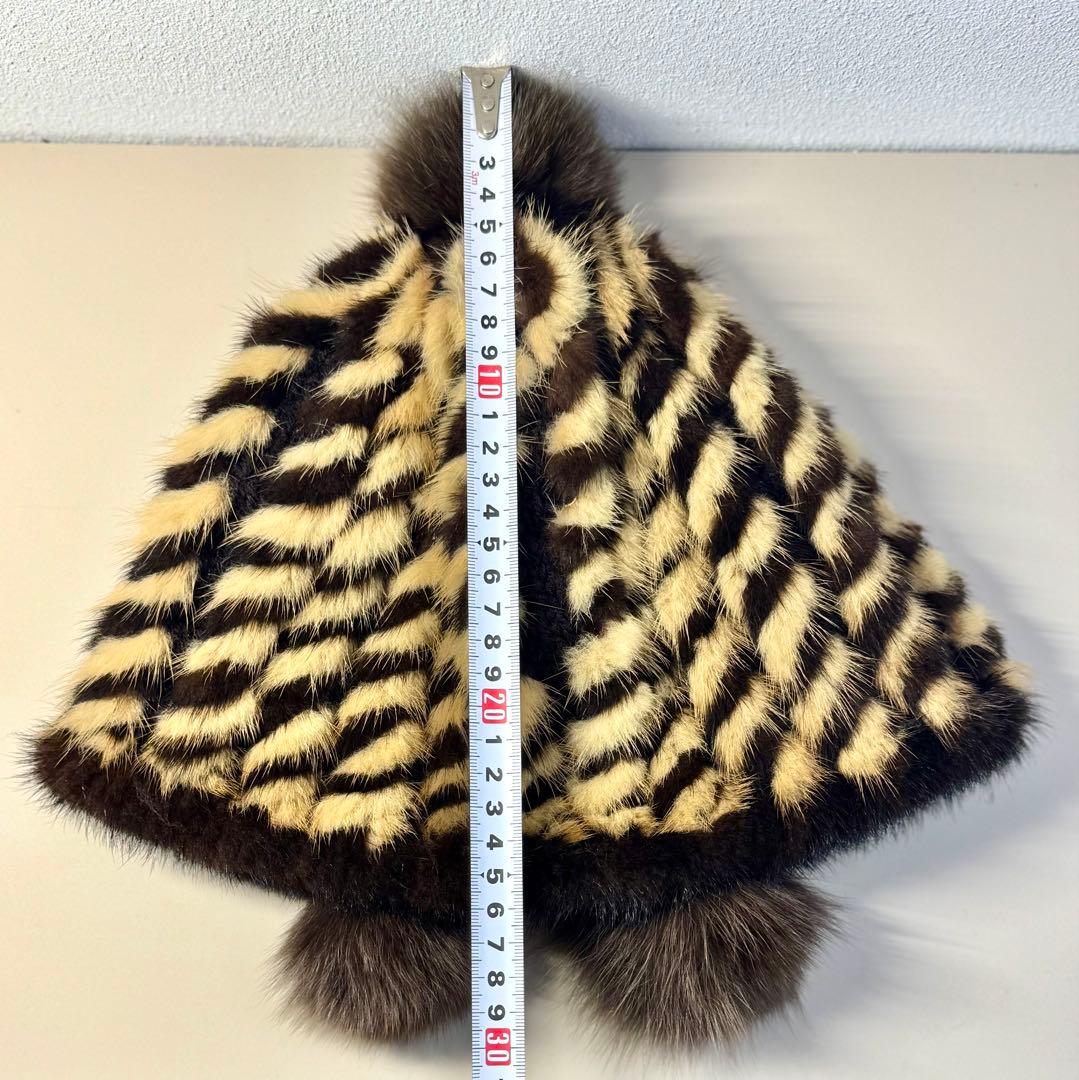 INVERNALE ISSIMO ミンクフォックスファーニットキャップ