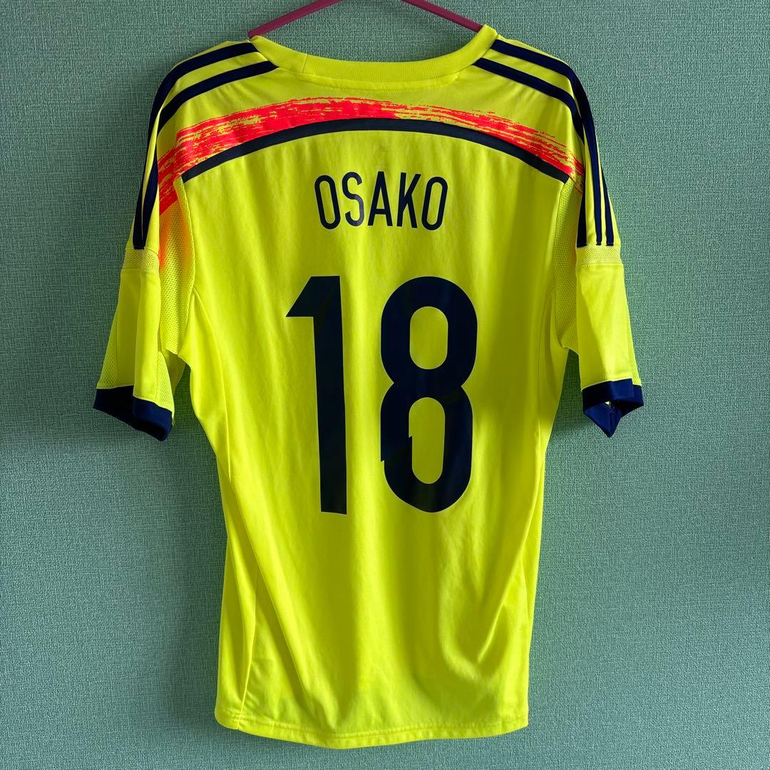 サッカー日本代表　アウェイユニフォーム 大迫勇也