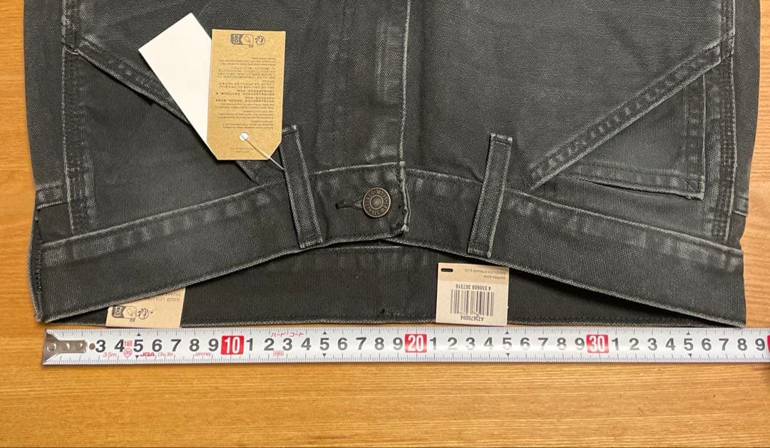 unisex Levi's 568 ルーズストレート ダブルニーブラック　W28