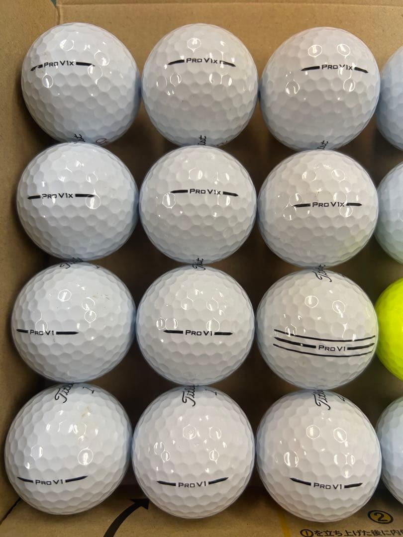 タイトリスト中古ゴルフボール　プロv1 v1x 25年ニューモデル