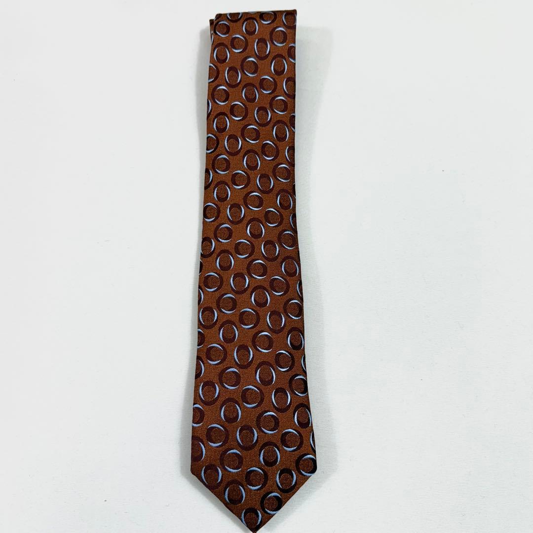 フランス製 Charvet シャルべ オーバル柄 シルク100% 美品