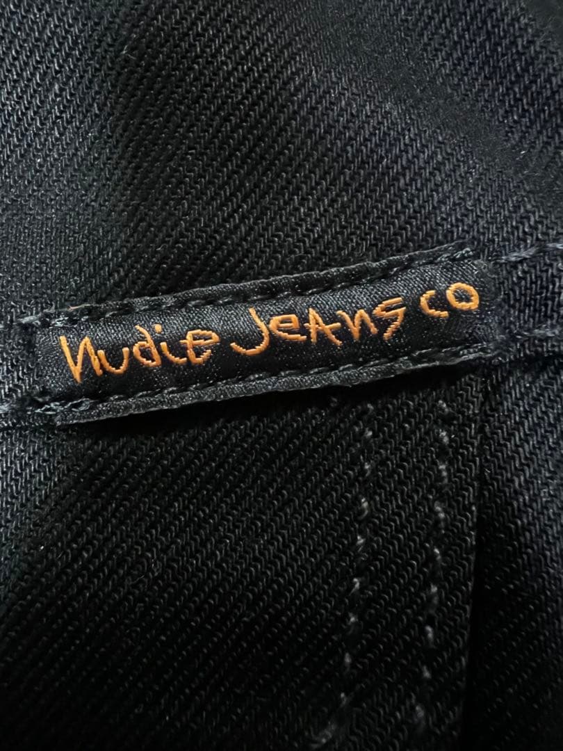 【美品】Nudie Jeans Co DRY BLACK デニムジャケット XS