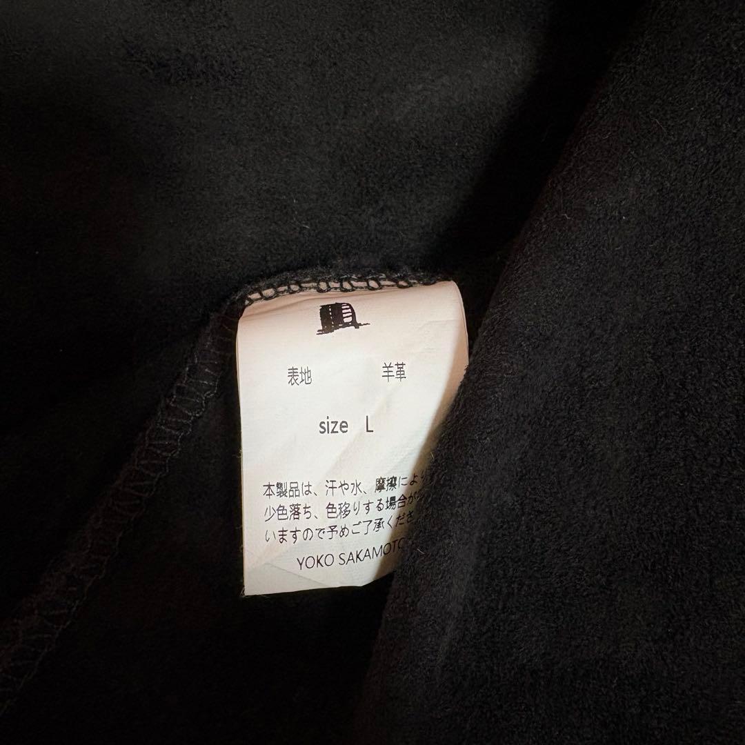 ジャケット・アウター yoko sakamoto LEATHER SHIRT JACKET