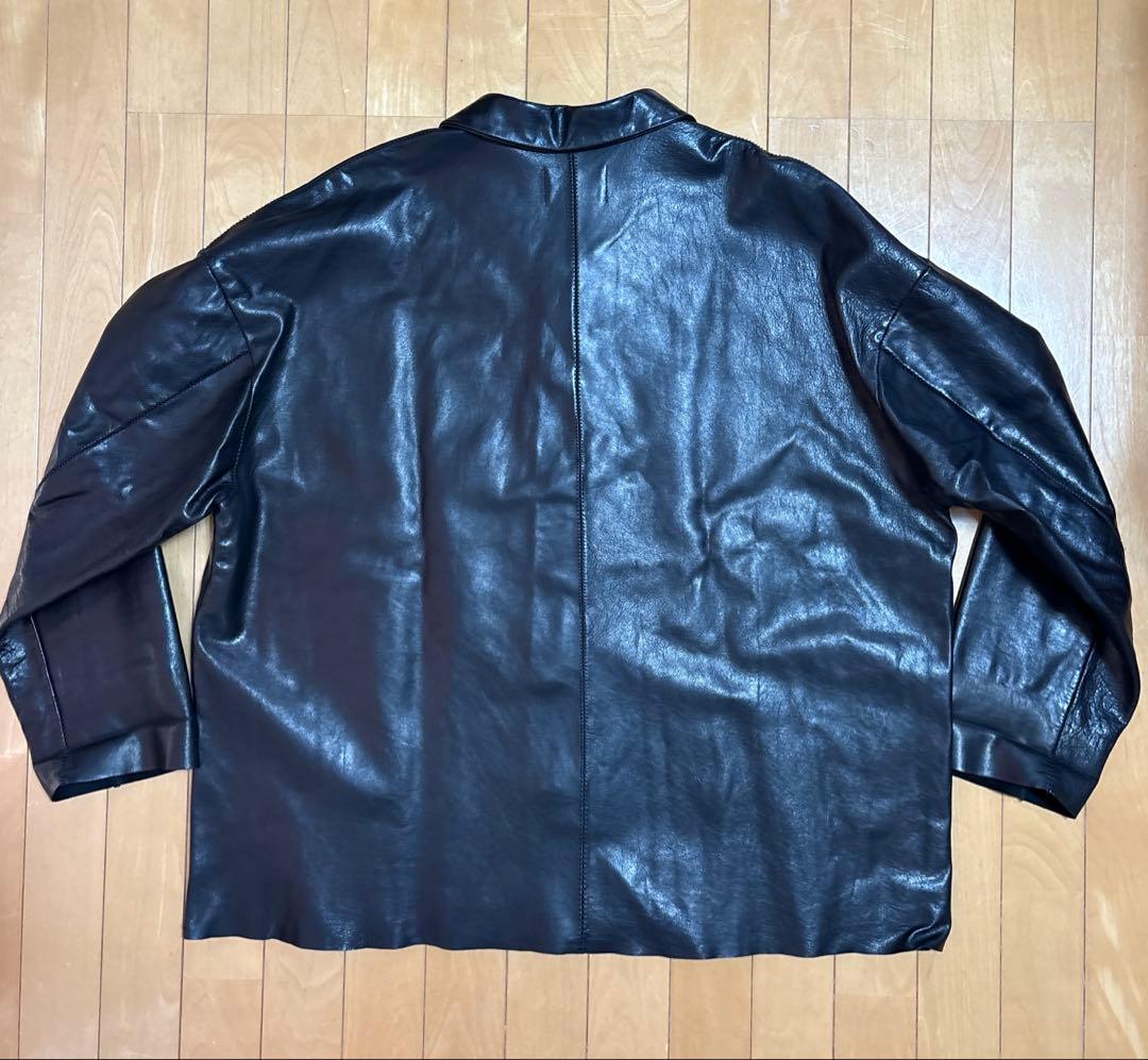 ジャケット・アウター yoko sakamoto LEATHER SHIRT JACKET