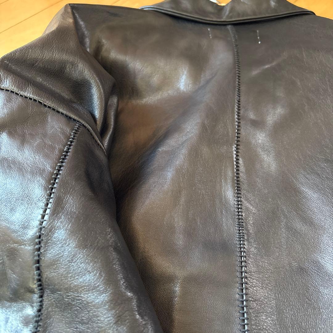 ジャケット・アウター yoko sakamoto LEATHER SHIRT JACKET