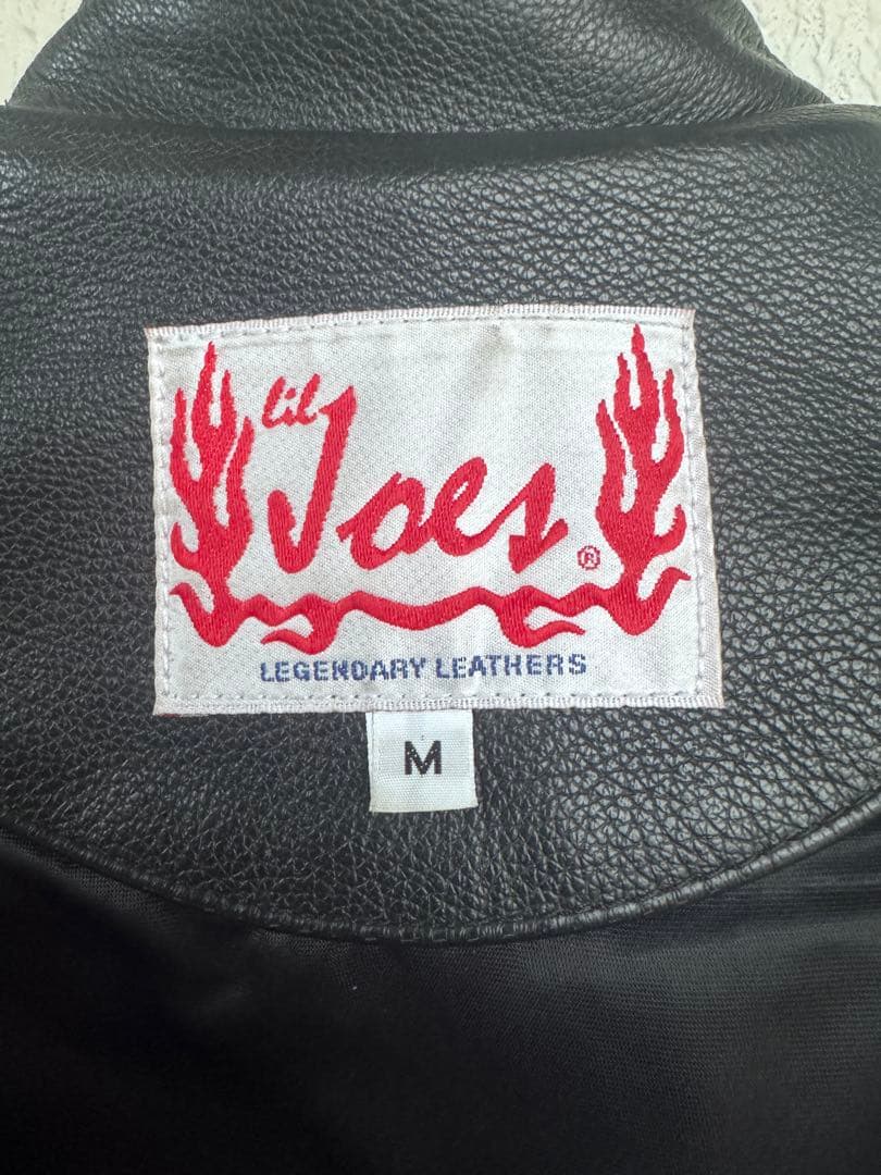 【着用少】Lil Joes Leather リルジョー レザーベスト M