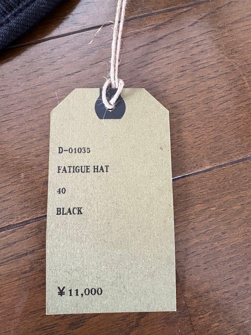 帽子 THE.H.W.DOG&CO FATIGUE HAT (Black)