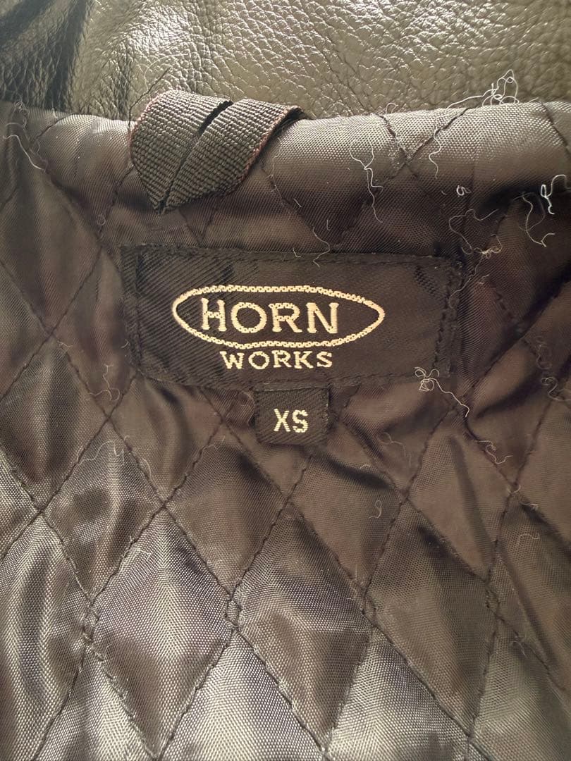 ホーン ワークス HORN WORKS レザー ダブル ライダース JK