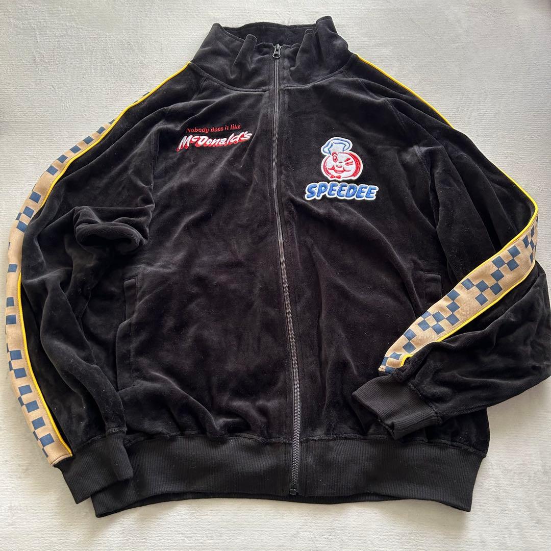 XL　グラニフ　　ベロア　トラックジャケット 　マクドナルド　マック　ブルゾン