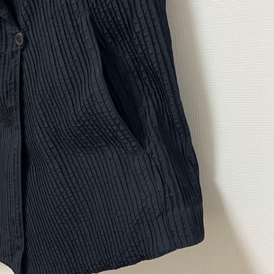 ヤッコマリカルド ピンタックベスト 黒 フリーサイズ