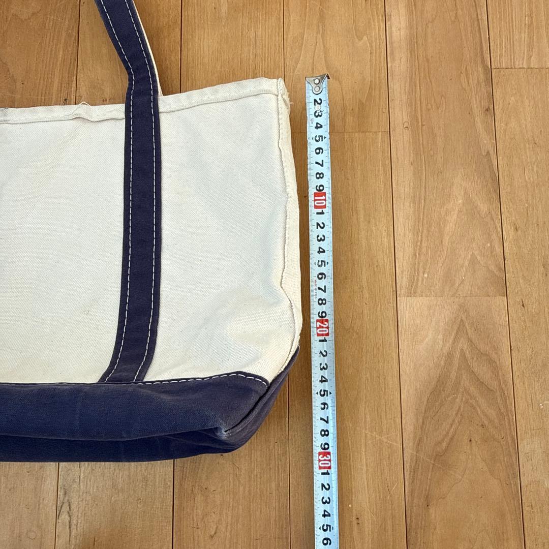 90s L.L.Bean ボートアンドトート　ネイビー　エルエルビーン