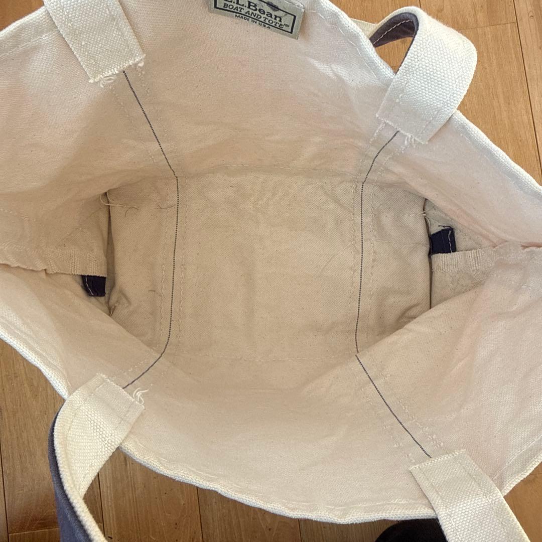 90s L.L.Bean ボートアンドトート　ネイビー　エルエルビーン