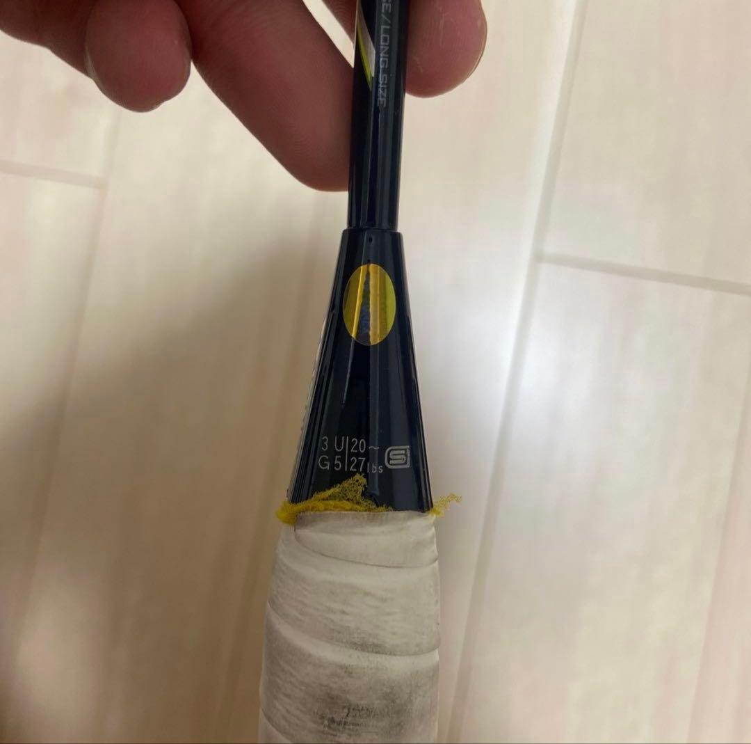 YONEX Nanoray Speed 3U G5 イエロー/ブラック
