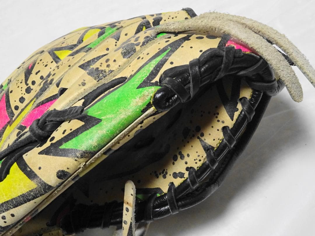 【レア色】ローリングス Rawlings グローブ asics カラフル 右投げ