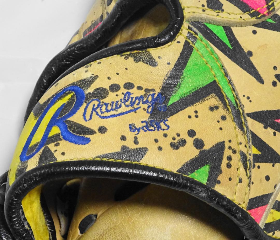 【レア色】ローリングス Rawlings グローブ asics カラフル 右投げ