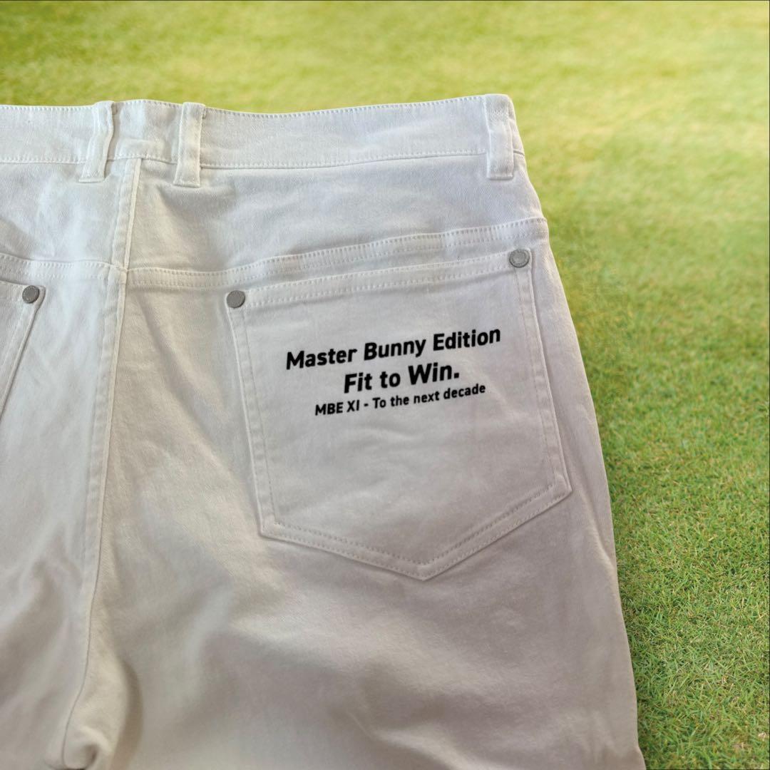 マスターバニー　パンツ　5 L 白　ホワイト　オールシーズン　ストラップ素材