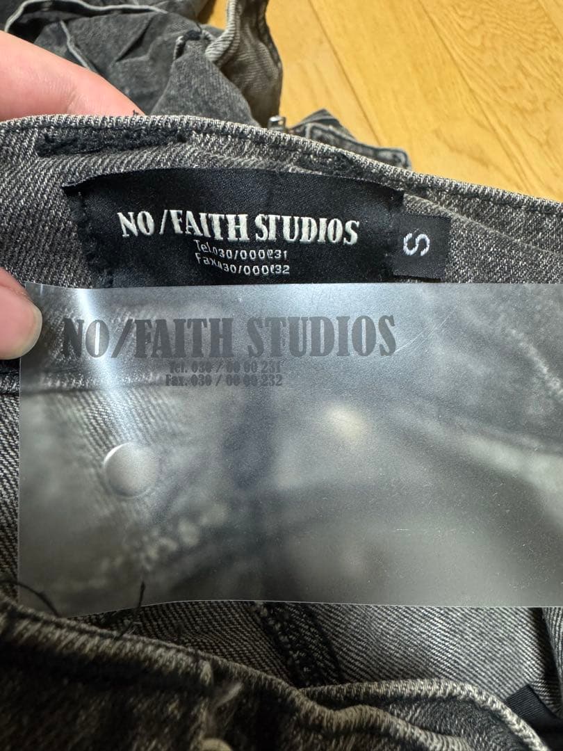 【値下げ可】NO/FAITH STUDIOS CARGO DENIM