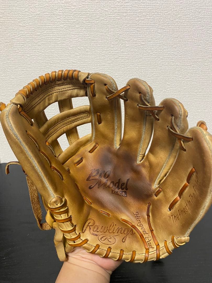 【ハヤミ　ヤマモト】ローリングス　軟式　内野用グローブ