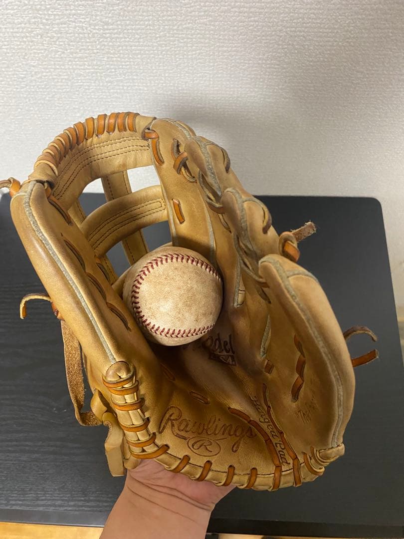 【ハヤミ　ヤマモト】ローリングス　軟式　内野用グローブ