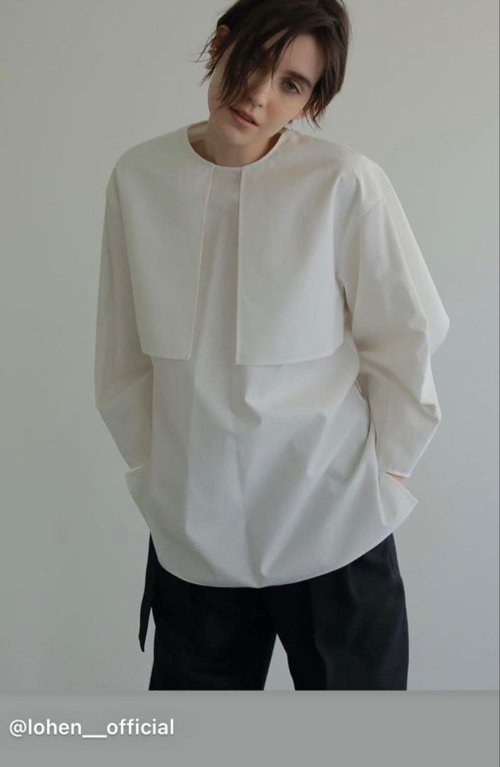 【超美品】ローヘン lohen ケープブラウス