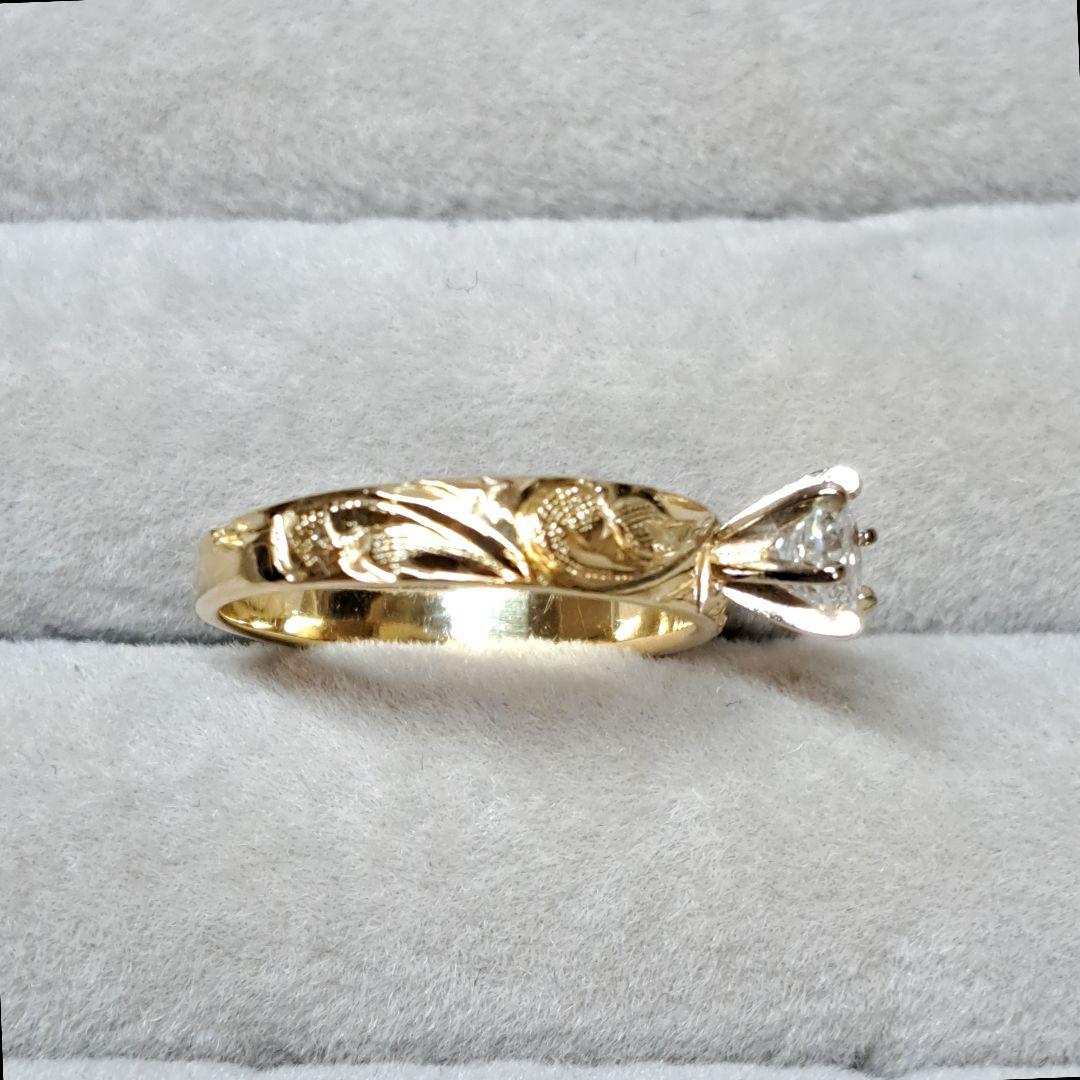 【専用です】 14K ハワイアンジュエリー リング キュービックジルコニア
