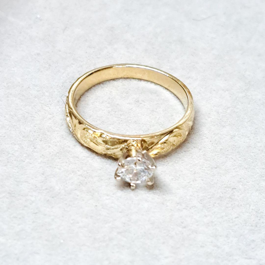 【専用です】 14K ハワイアンジュエリー リング キュービックジルコニア