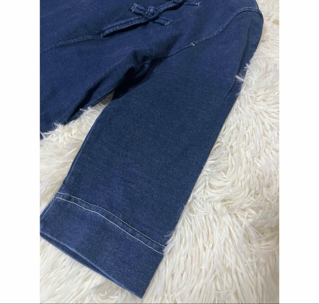 希少　powder 下迫秀樹　ロングワンピース　チャイナワンピース　デニム　人気