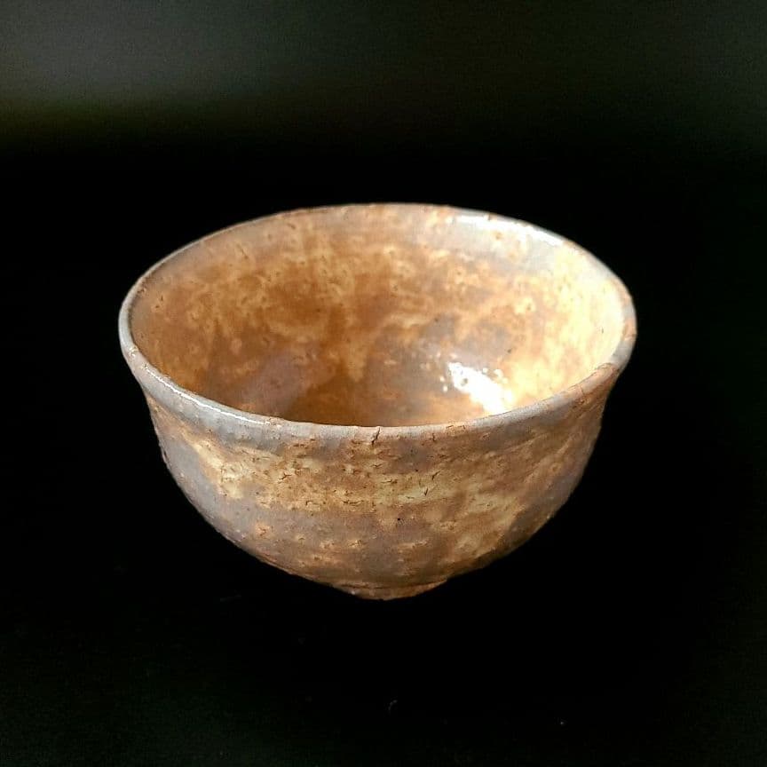 茶道具 萩焼 茶碗 城山窯 松籟庵 金子信彦 共箱 陶芸 濃茶 茶会 稽古