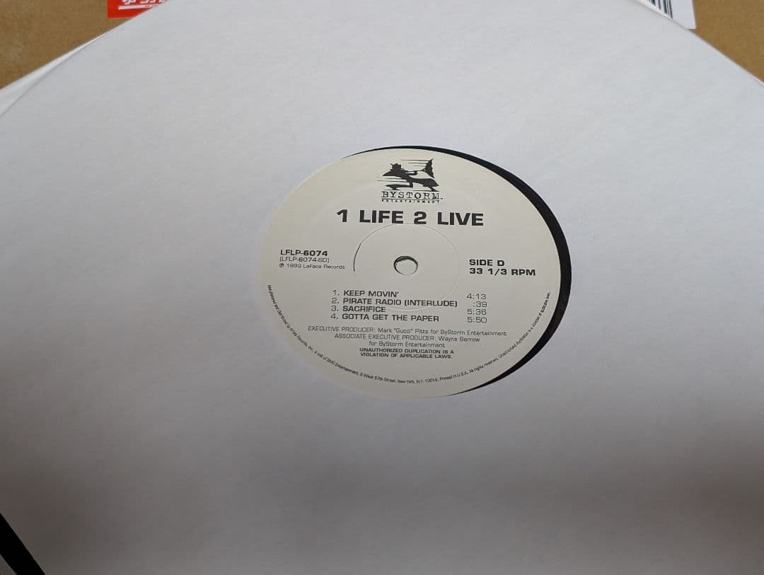 1 Life 2 Live　レコード　お蔵入り　インスト　Timbaland