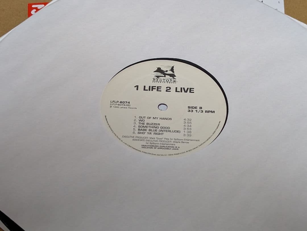 1 Life 2 Live　レコード　お蔵入り　インスト　Timbaland