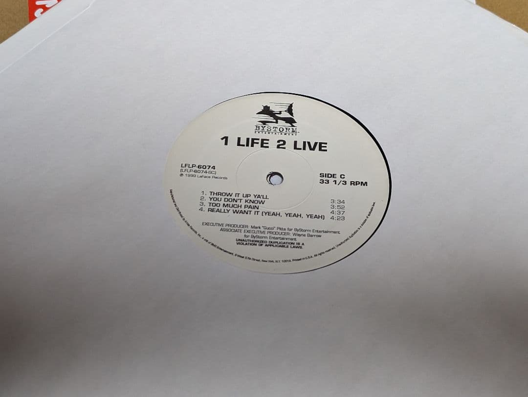 1 Life 2 Live　レコード　お蔵入り　インスト　Timbaland