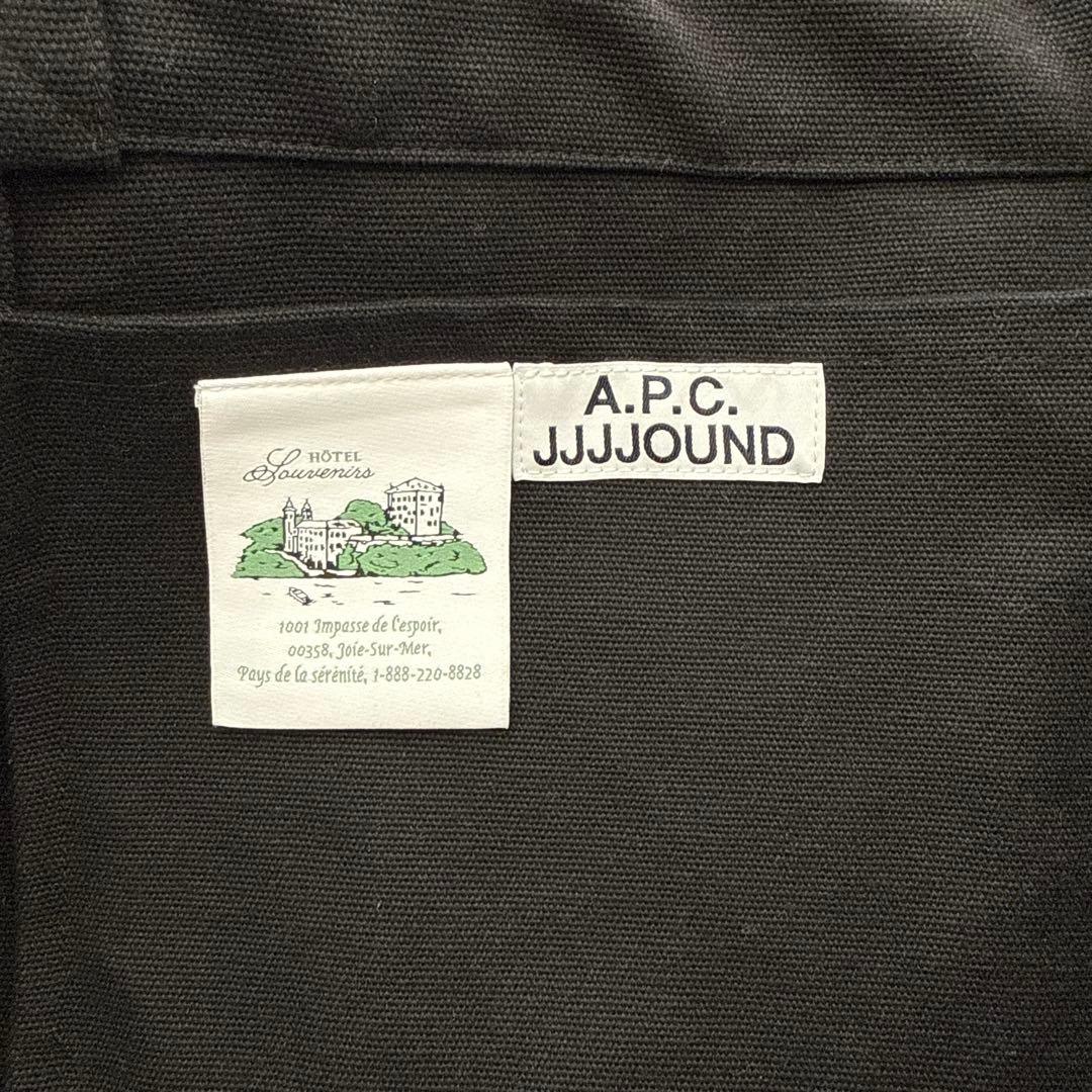 A.P.C. JJJJOUND ブラックトートバッグ