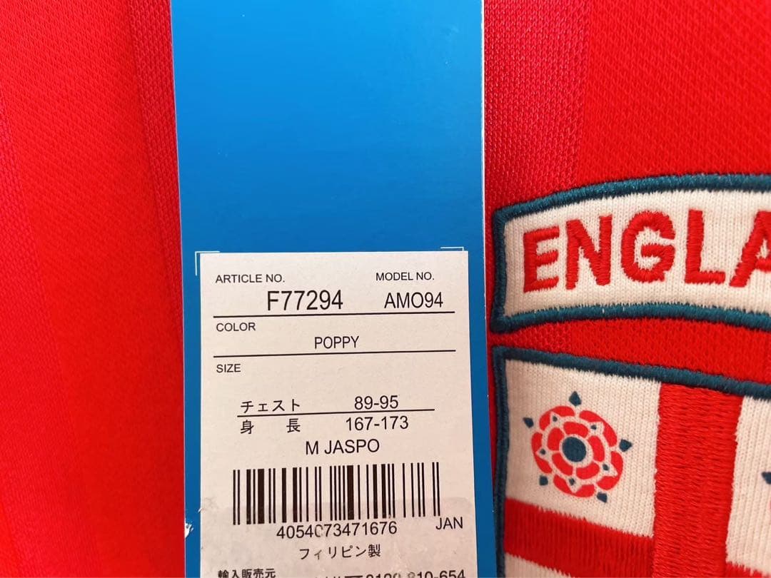 ⭕️即購入可⭕️【新品未着用品】 adidas イングランド ユニフォーム Mサイズ
