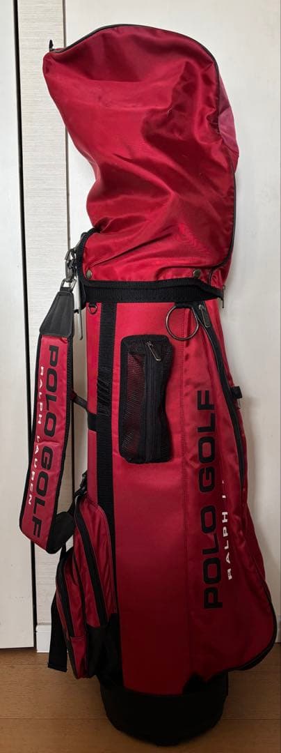 POLO GOLF キャディバッグ 赤　レディース