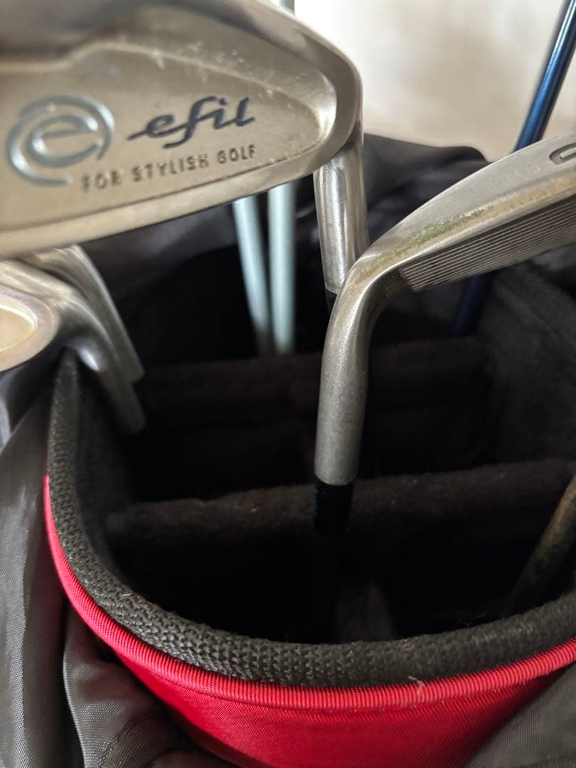 POLO GOLF キャディバッグ 赤　レディース