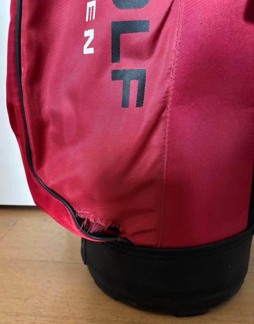 POLO GOLF キャディバッグ 赤　レディース