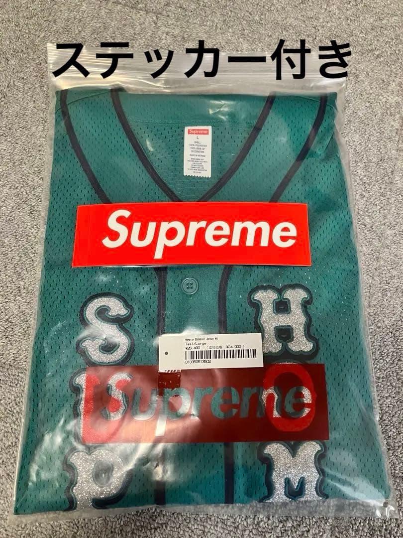 ステッカー付　Supreme x run Baseball Jersey