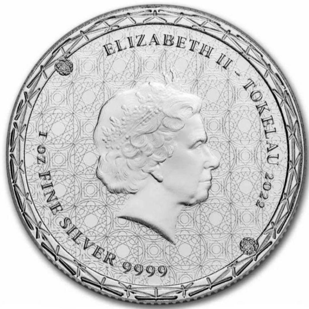【セール中】1オンス銀貨　トケラウ　2022年 希少