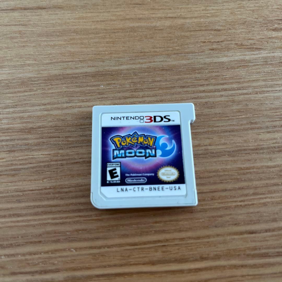 北米版3DS ポケットモンスター ムーン Pokémon 動作確認済 ケース無