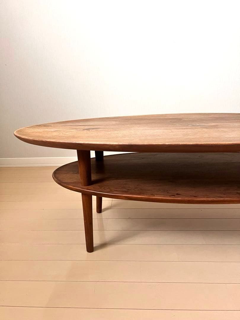 BORDO Oval Table ヒラシマ ウォールナット 105 ローテーブル