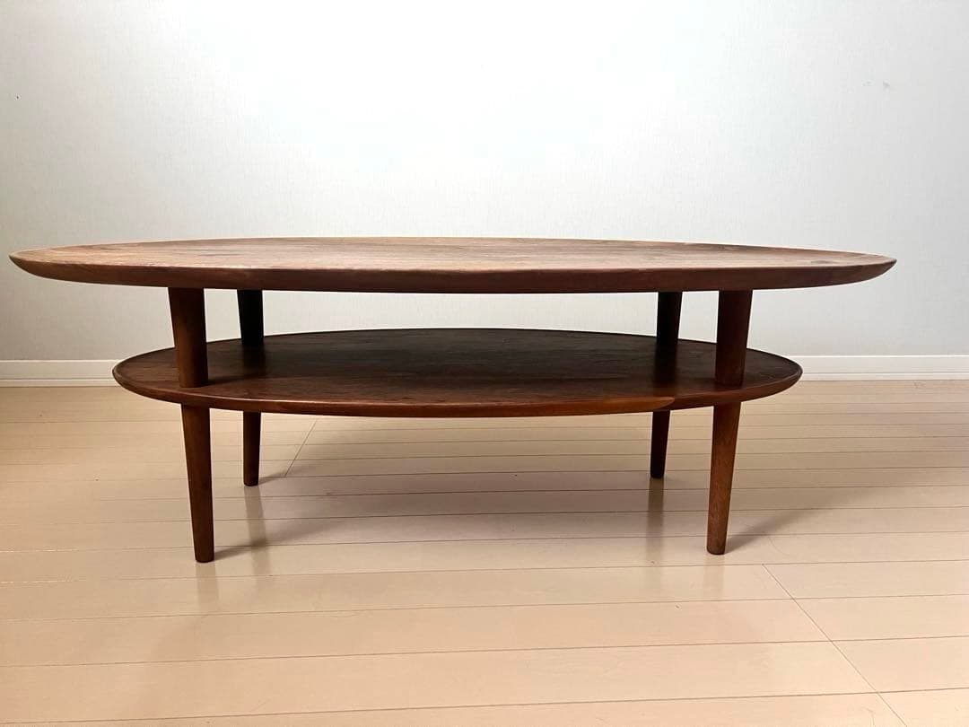 BORDO Oval Table ヒラシマ ウォールナット 105 ローテーブル