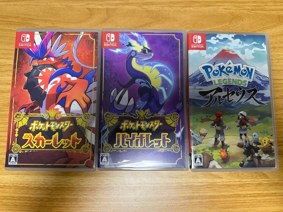 Switch ポケットモンスター スカーレット・バイオレット・アルセウス セット