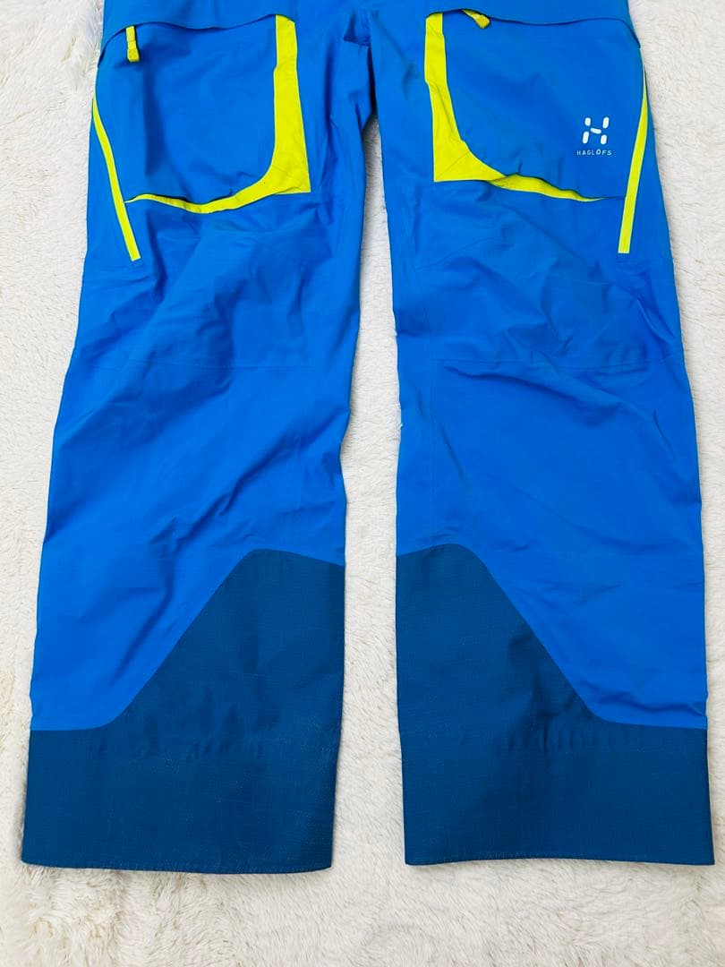 ホグロフス　スノーパンツ　Vassi II ゴアテックス メンズ L　青