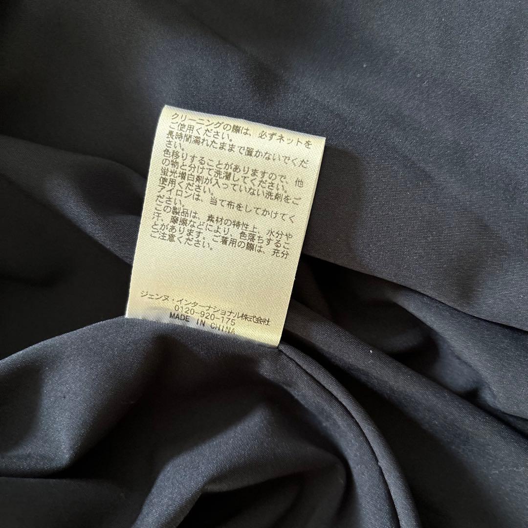 JENNE ネイビー 半袖フレアワンピース
