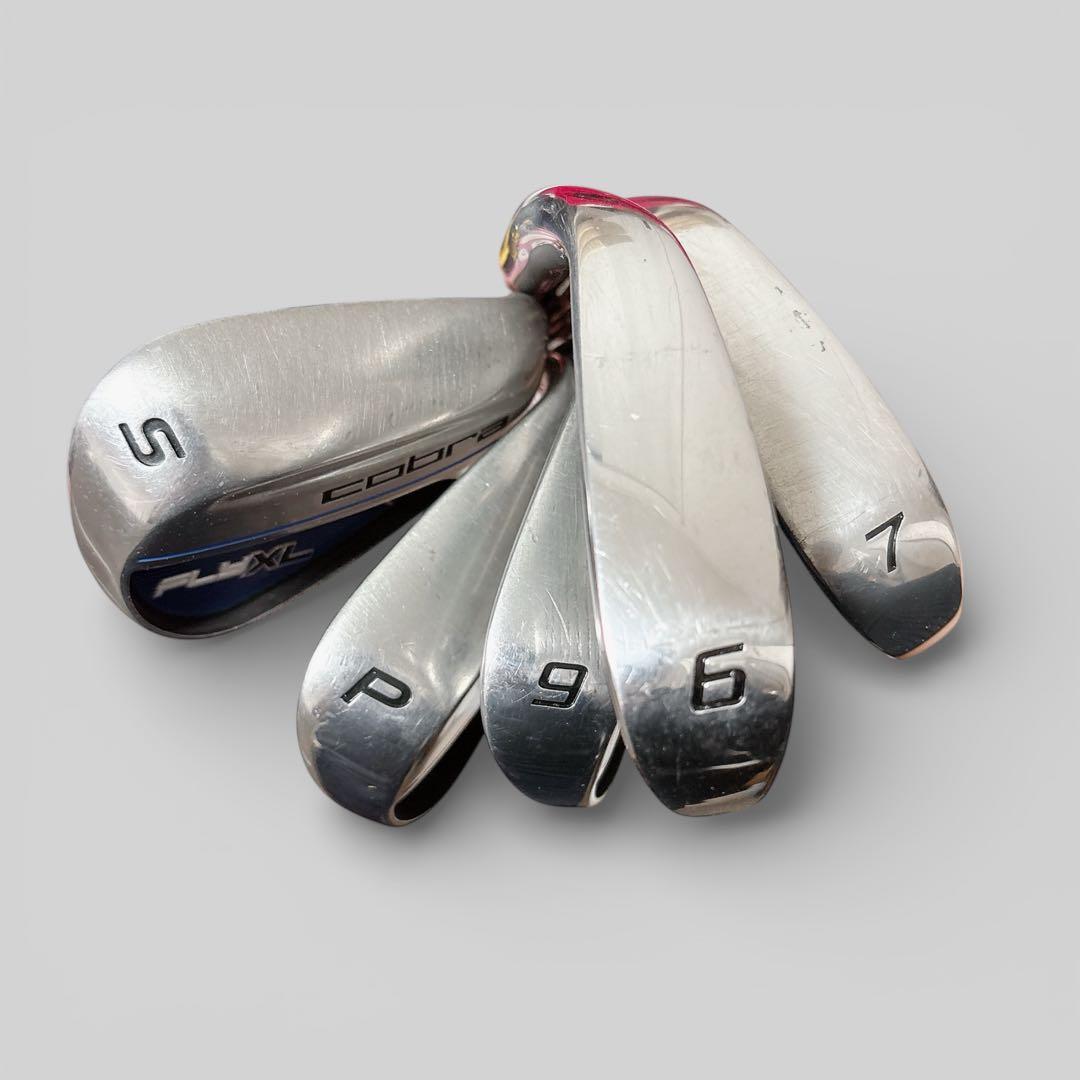 【美品】 Cobra コブラ FLYXL フライ アイアンセット 5本